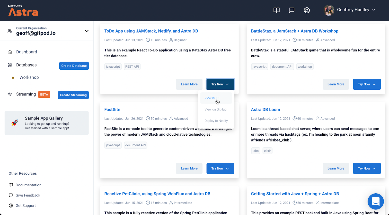 Datastax Astra DB is a cloud-native database-as-a-service built on Apache Cassandra that is designed to simplify cloud-native application development