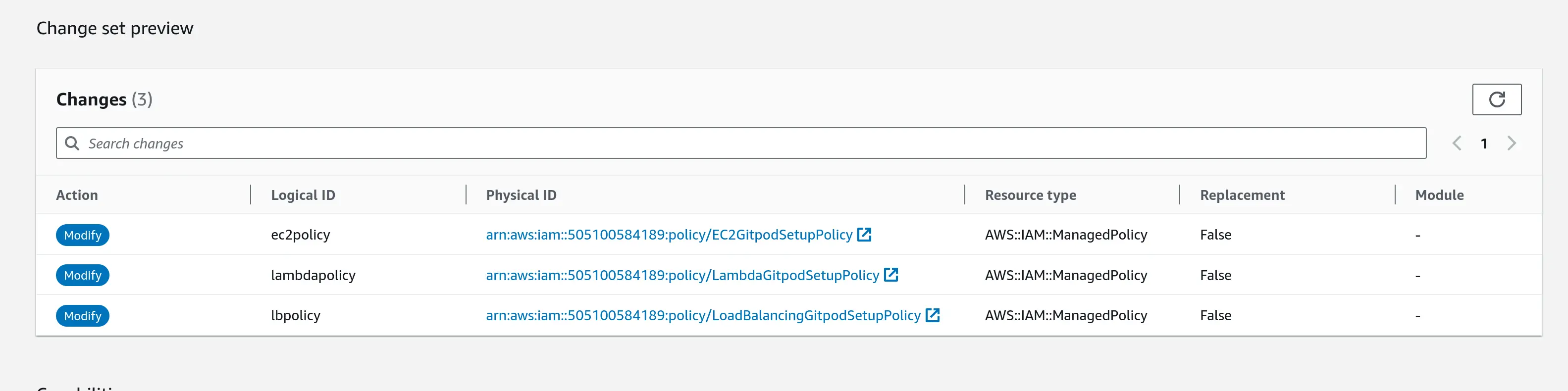 Changes in Gitpod CF Template - 10 Aug 2023