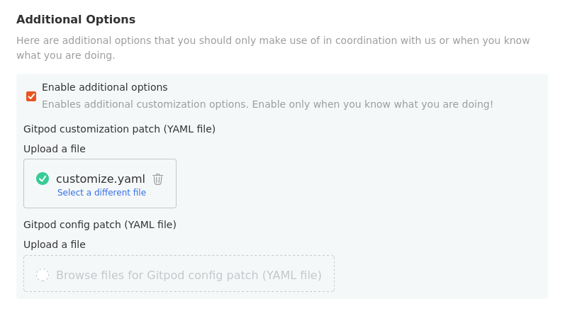 kots-advanced-customization