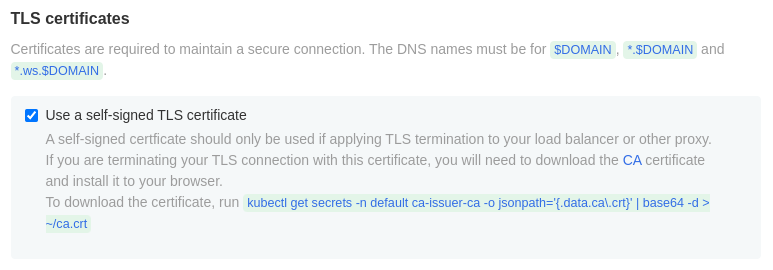 kots-tls-self-signed