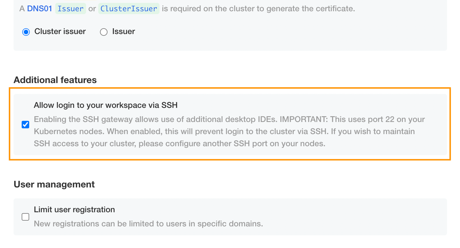 ssh gateway